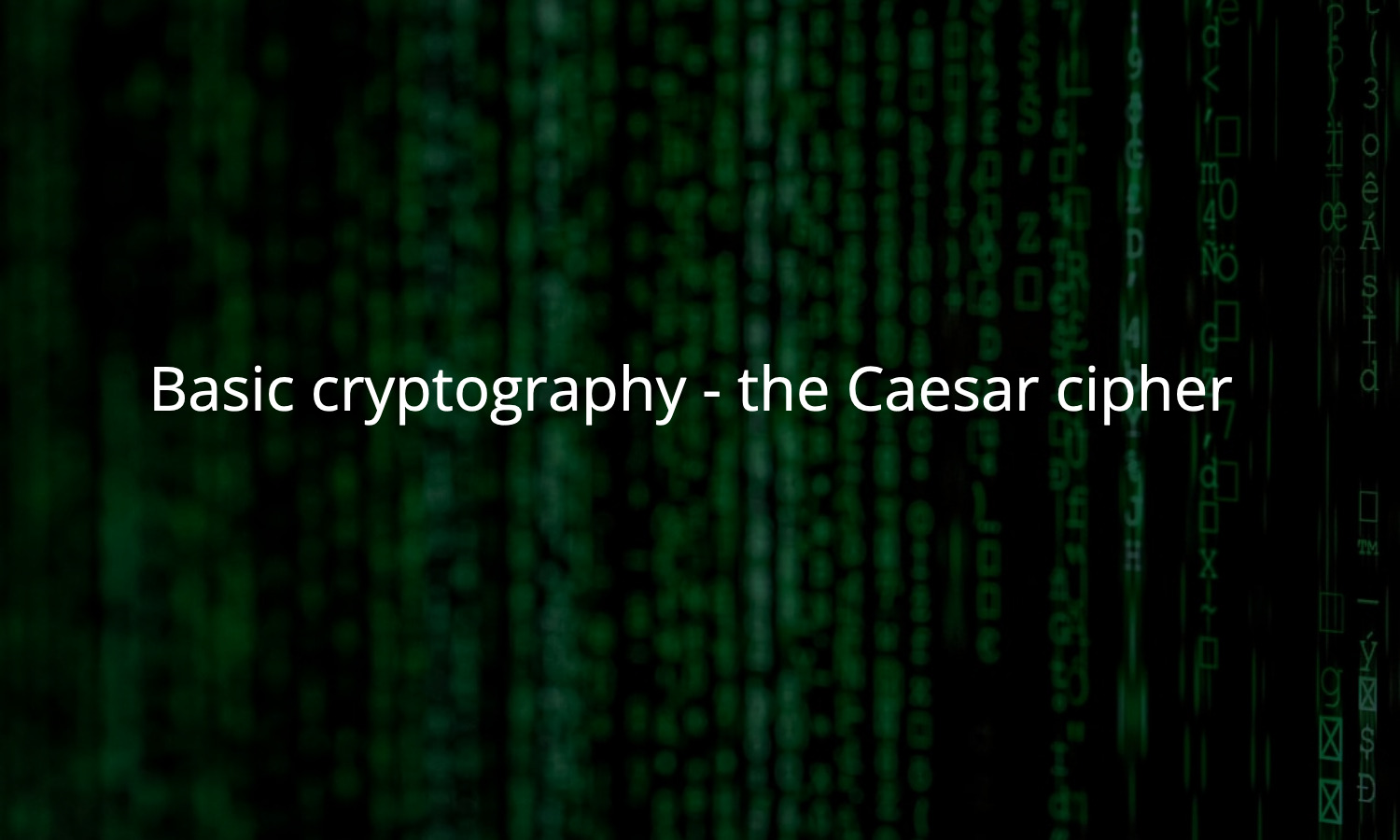 crypto club caesar cipher